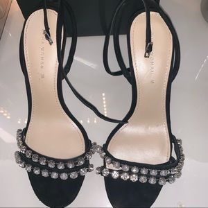 Diamond Zara sandal heels. Worn / Good condition
